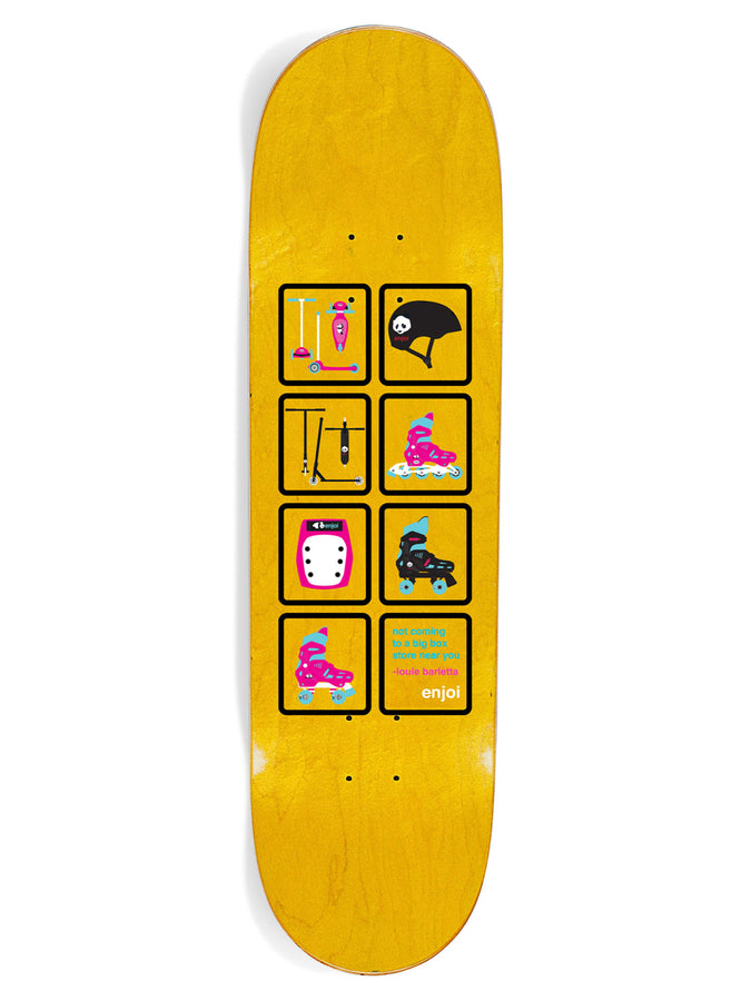 Enjoi R7 Big Box Roller Blades 8.5’’ Skateboard Deck | MULTI