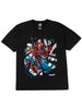 Huf x Marvel Spider-Man Entangled Washed Black T-Shirt Fall 2026