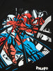 Huf x Marvel Spider-Man Entangled Washed Black T-Shirt Fall 2026