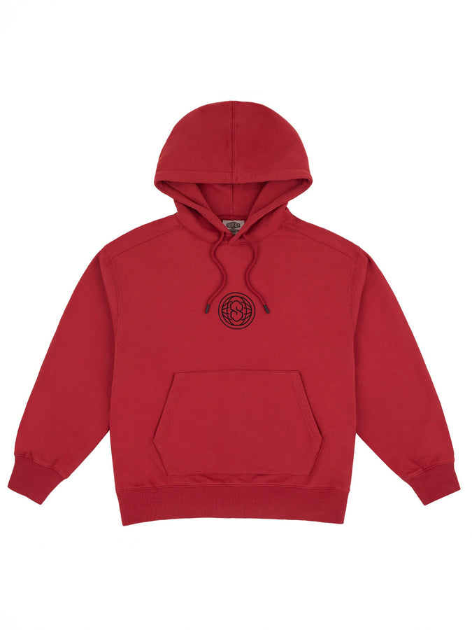 Souvenir Enzyme Wash Hoodie Winter 2026 | BARN RED