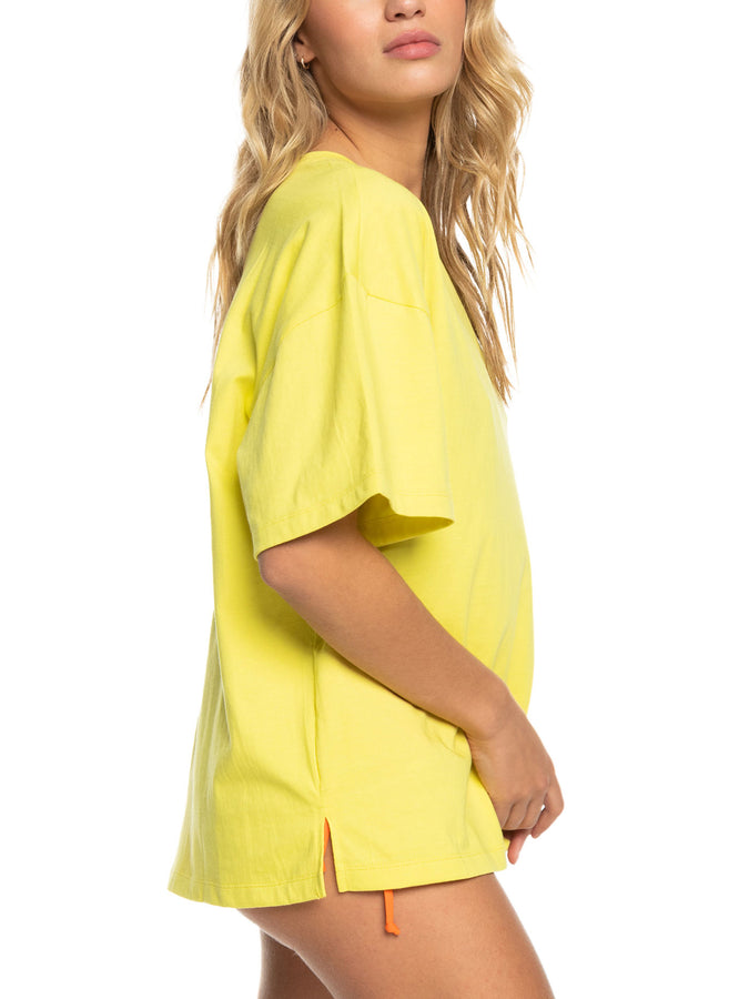 Roxy x Kate Bosworth Summer 2023 Surf.Kind.Kate. T-Shirt | YELLOW PLUM (YGE0)