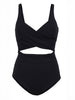 Everyday Sunday Basic Wrap Blk One Piece Swimsuit Spring 2026