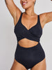 Everyday Sunday Basic Wrap Blk One Piece Swimsuit Spring 2026
