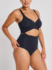 Everyday Sunday Basic Wrap Blk One Piece Swimsuit Spring 2026