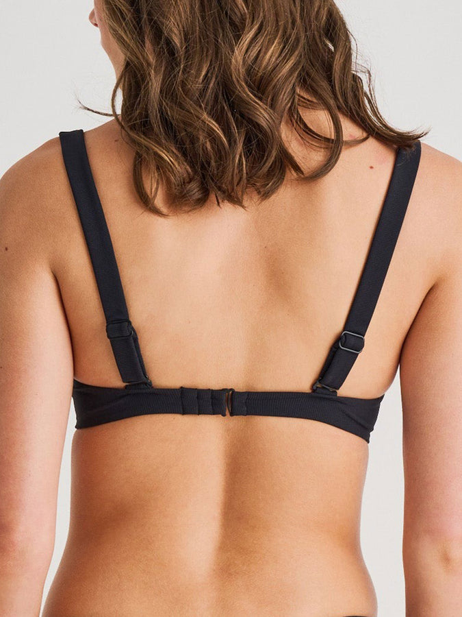 ES Recycled Rib Underwire Black Bikini Top Spring 2026 | BLACK