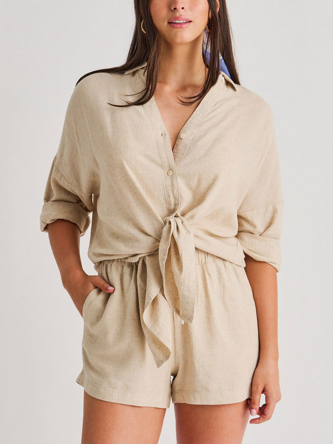 Everyday Sunday Resort Tunic Shirt Linen Cover-Up Spring 2026 | LINEN MIX