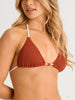 ES Rustic Cinnamon Triangle Beads Bikini Top Summer 2026