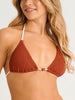ES Rustic Cinnamon Triangle Beads Bikini Top Summer 2026