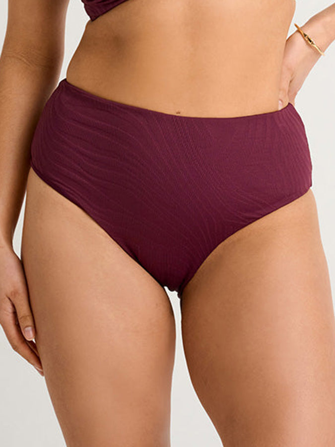 ES Black Cherry High Retro Bikini Bottom Spring 2026 | BLACK CHERRY