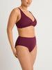 ES Black Cherry High Retro Bikini Bottom Spring 2026
