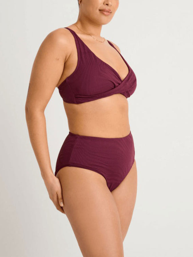 ES Black Cherry High Retro Bikini Bottom Spring 2026 | BLACK CHERRY
