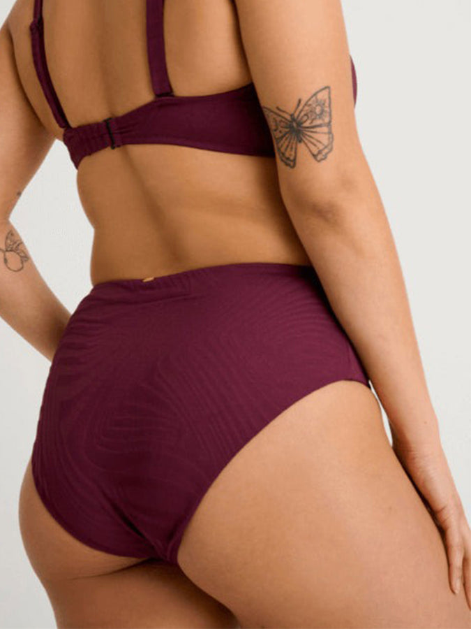 ES Black Cherry High Retro Bikini Bottom Spring 2026 | BLACK CHERRY