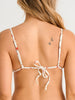 ES Rosy Bliss Triangle Frill Edge Bikini Top Spring 2026