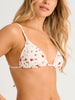 ES Rosy Bliss Triangle Frill Edge Bikini Top Spring 2026