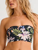 ES Charming Bouquet Bandeau Lace Up Back Bikini Top Summer 26