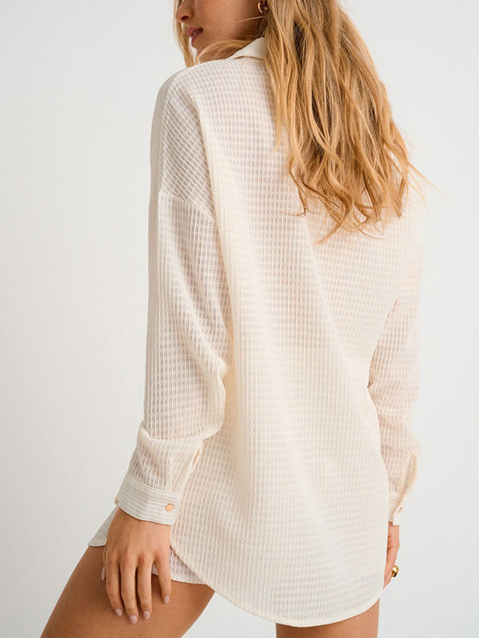 ES Resort Shirt Jersey Off White Cover Up Summer 2026 | OFF WHITE