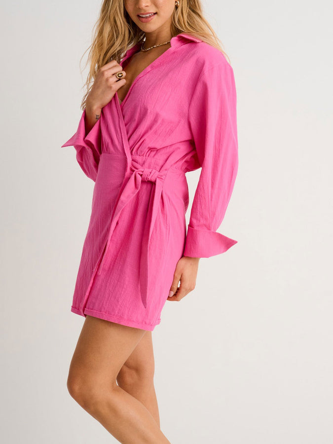 Everyday Sunday Resort Wrap Cover-Up Spring 2026 | BRIGHT FUSHIA