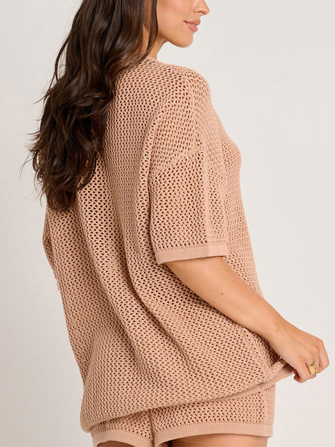 ES Resort Cardigan Knit Crochet Cover-Up Spring 2026 | CORK