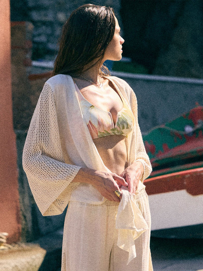 ES Resort Fly Away Knit Crochet Cover Up Summer 2026 | SAND