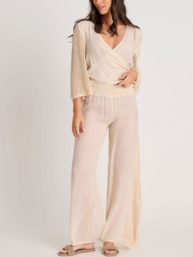ES Resort Fly Away Knit Crochet Cover Up Summer 2026 | SAND