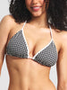 ES Gingham Texture Triangle Bikini Top Summer 2026