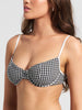 ES Gingham Texture Underwire Bikini Top Summer 2026