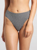 ES Gingham Texture High Leg Retro Bikini Bottom Summer 2026
