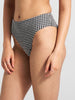 ES Gingham Texture High Leg Retro Bikini Bottom Summer 2026