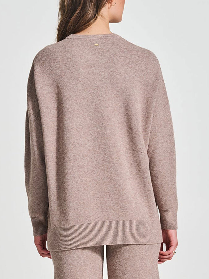 Everyday Sunday Lounge Crewneck Sweatshirt Fall 2026 | MOCHA HEATHER