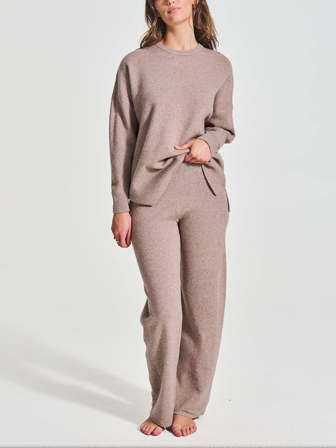 Everyday Sunday Everyday Sweater Mocha Heather Pants Fall 2026 | MOCHA HEATHER