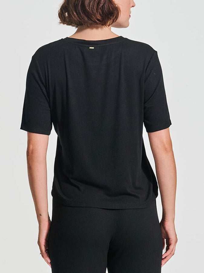 Everyday Sunday Lounge Rib T-Shirt Fall 2026 | BLACK