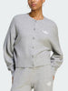 Adidas Essentials Knit Medium Grey Heather Cardigan Fall 2026