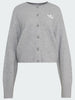 Adidas Essentials Knit Medium Grey Heather Cardigan Fall 2026