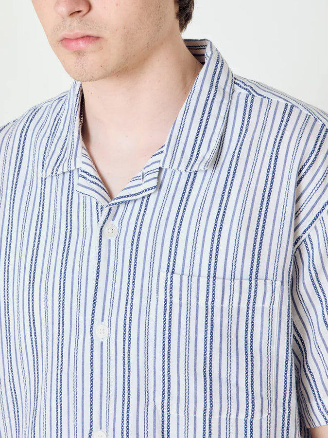 Obey Evan Short Sleeve Buttondown Shirt Summer 2026 | WHITE MULTI (WTM)