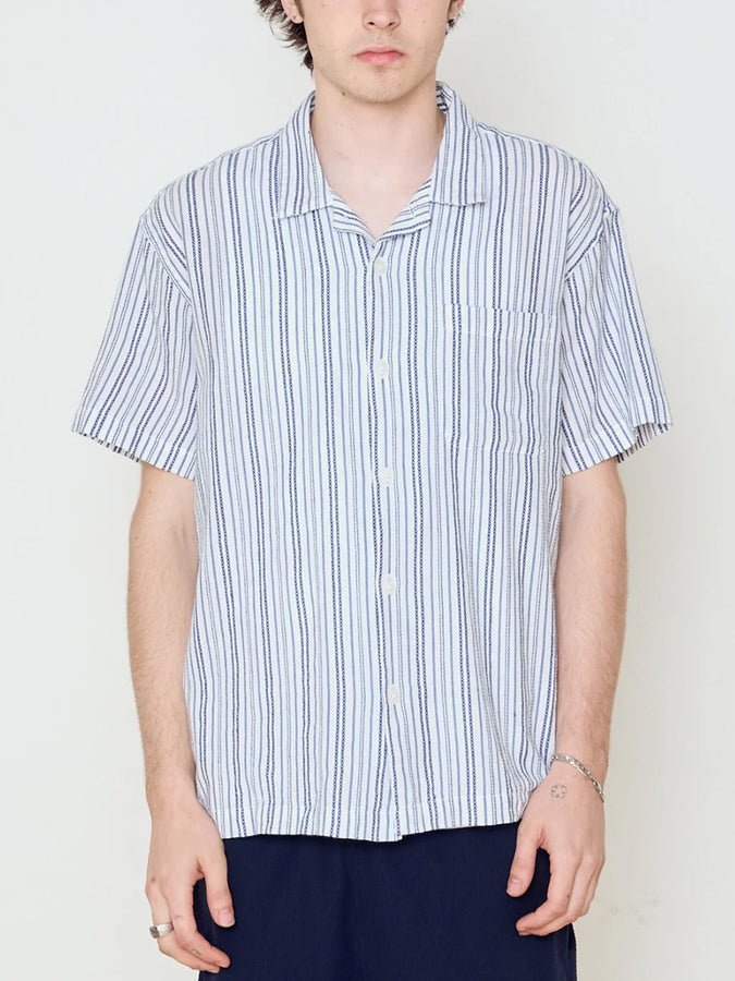 Obey Evan Short Sleeve Buttondown Shirt Summer 2026 | WHITE MULTI (WTM)