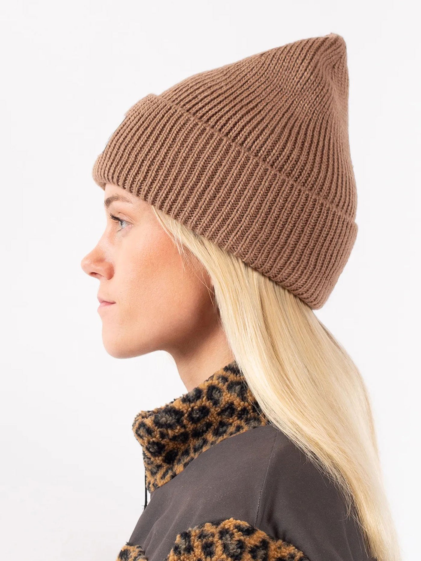 Eivy Easter Rib Wool Faded Coffee Beanie 2025