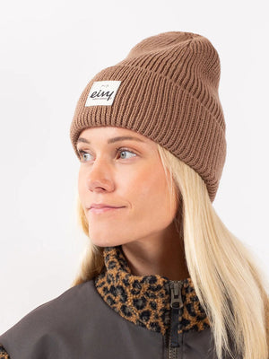Eivy Easter Rib Wool Faded Coffee Beanie 2025