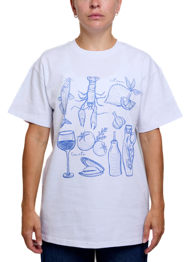 Nana The Brand Tatiana T-Shirt Fall 2025 | FOOD WHITE