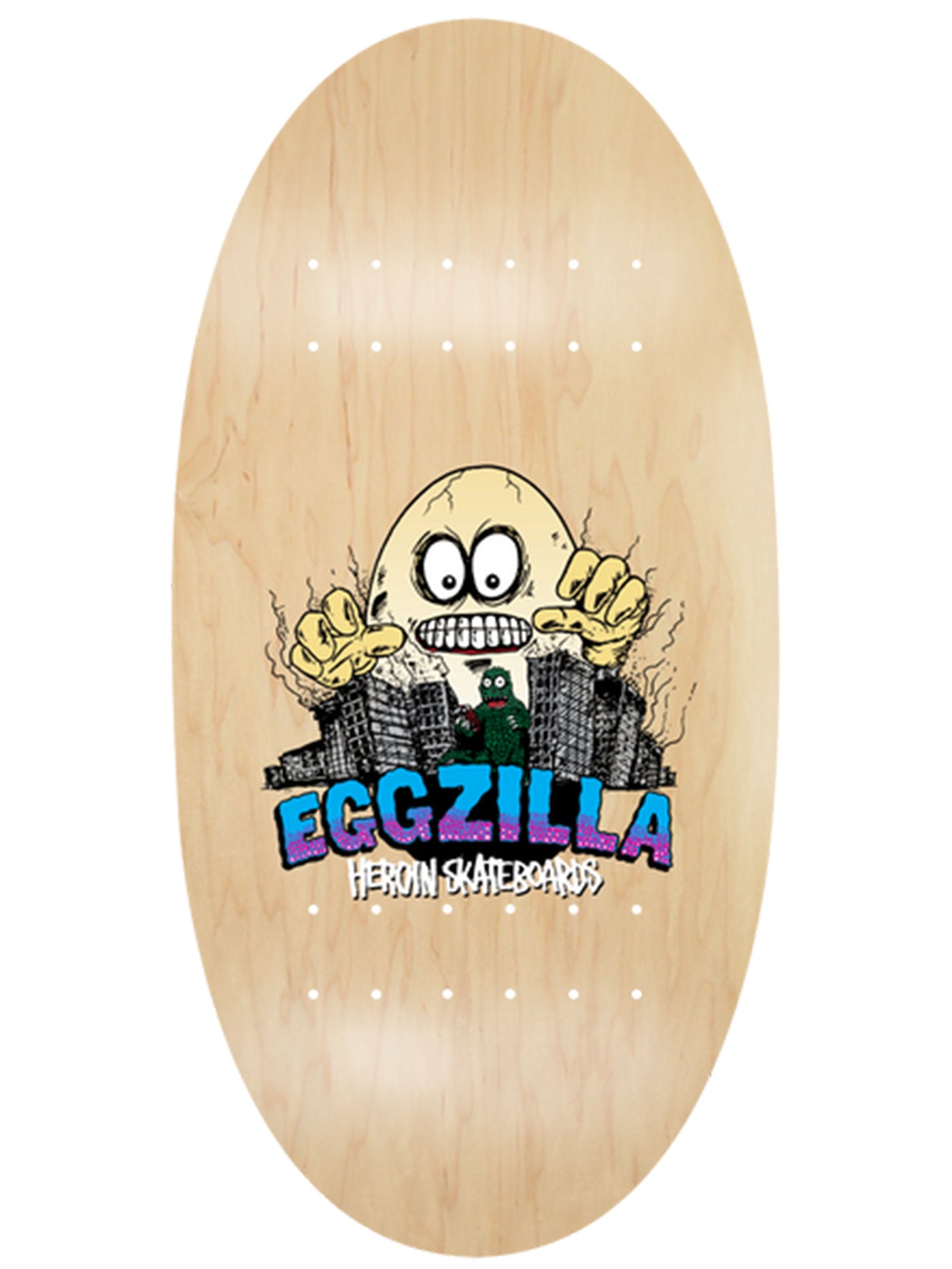 Heroin Eggzilla 13.5 Old School Skateboard Deck