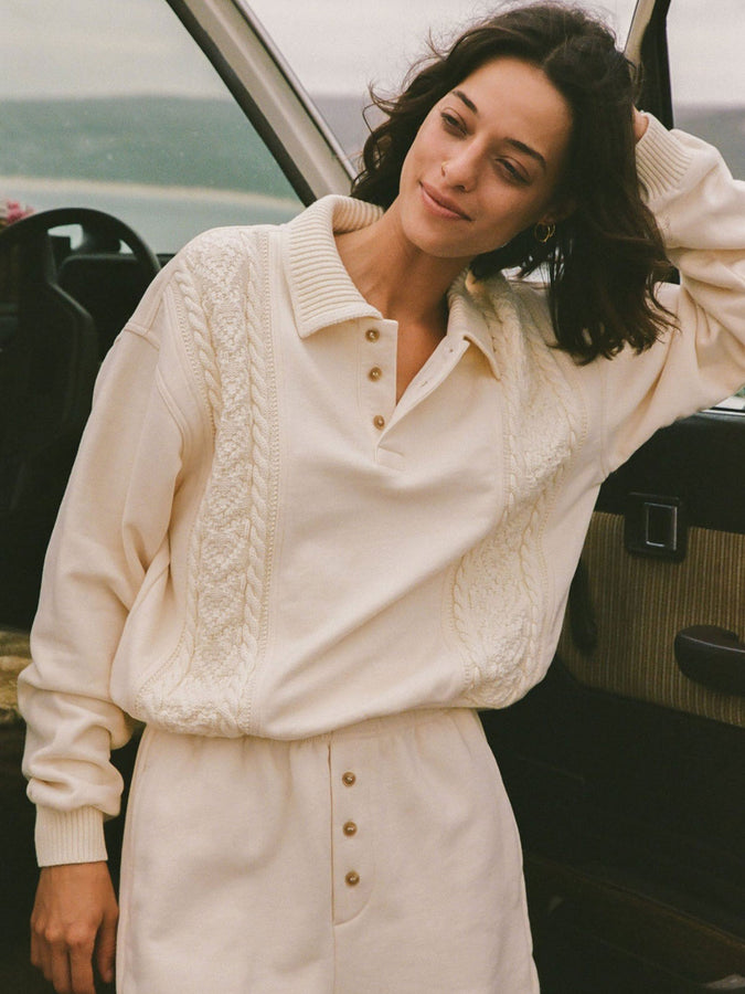 Rhythm Eloise Cable Knit Sweater Summer 2026 | CREAM