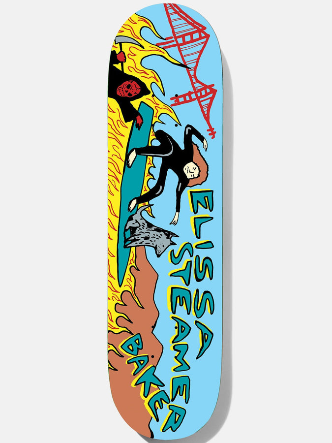 Baker Elissa Steamer Rippin Ranman 8.25'' Skateboard Deck | MULTI