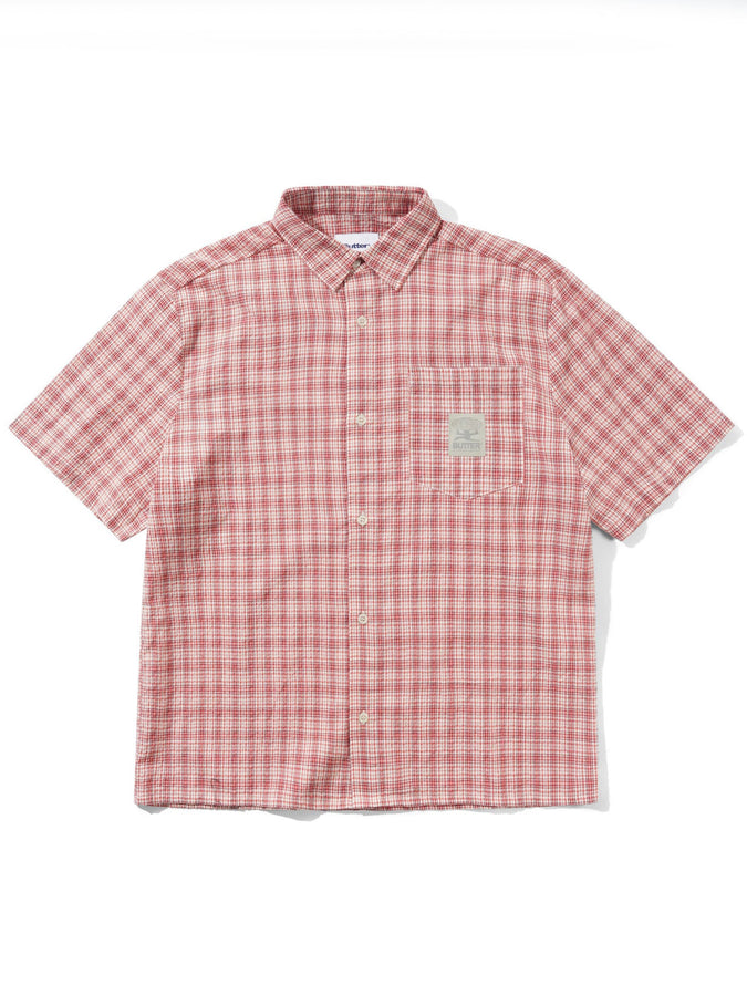 Butter Goods Equipment S/S Buttondown Shirt Spring 2026 | RHUBARB