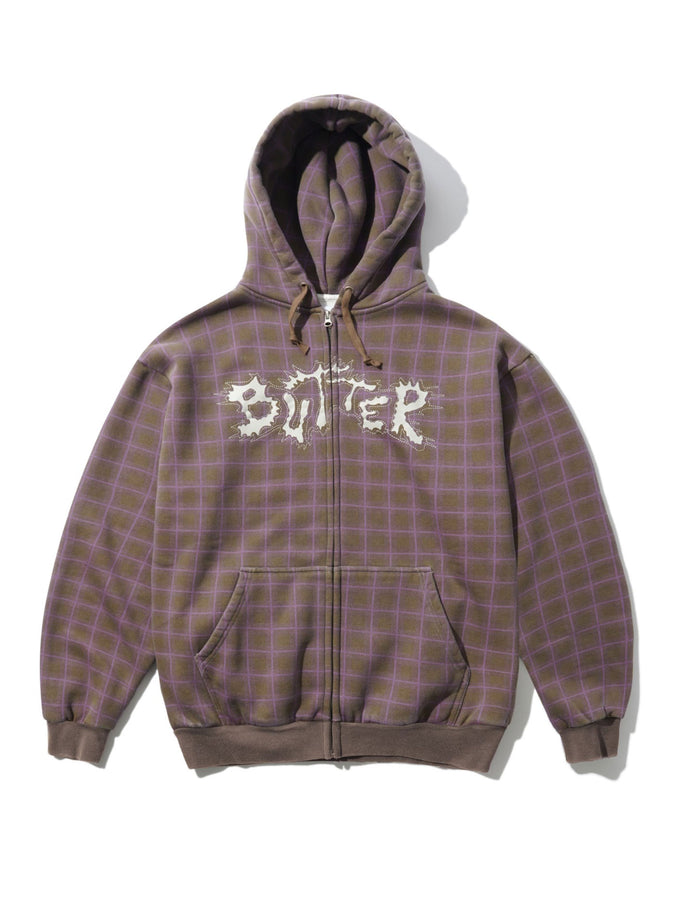 Butter Goods Eruption Zip Hoodie Fall 2025 | PLAID