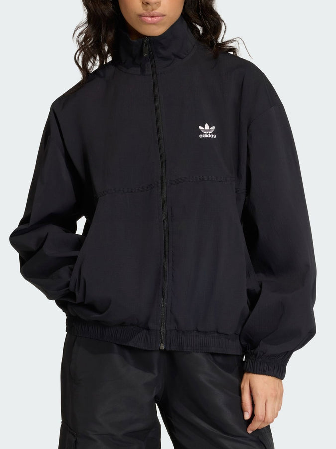 Adidas Essentials Woven Windbreaker Black Jacket Spring 2026 | BLACK