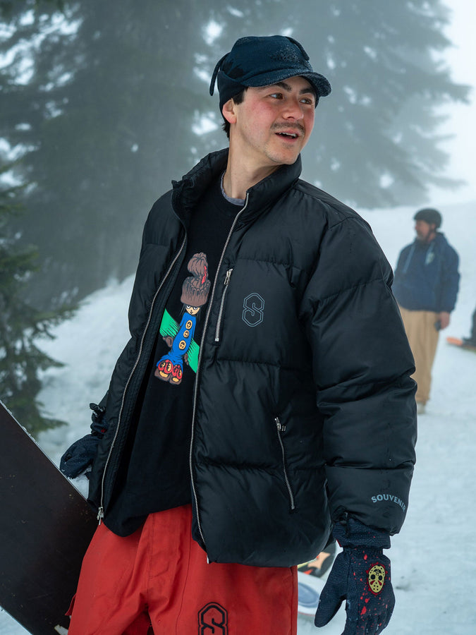 Souvenir Everyday Puffer Jacket Winter 2026 | BLACK