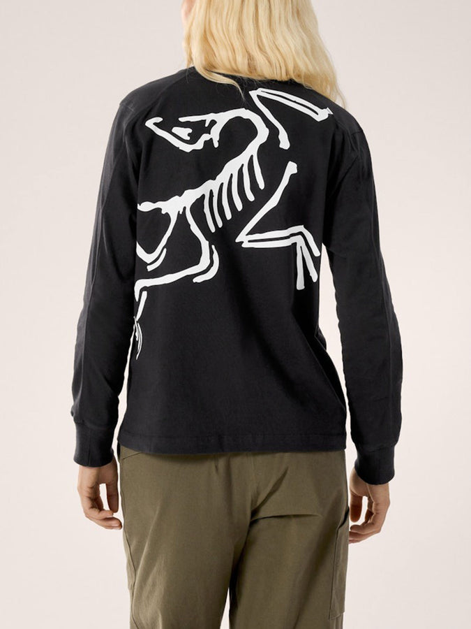 Arcteryx Kragg Cotton Bird Long Sleeve T-Shirt Spring 2026 | BLACK/WHITE