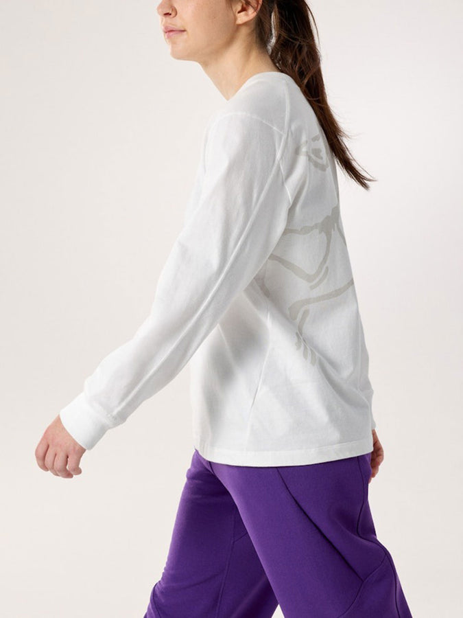 Arcteryx Kragg Cotton Bird Long Sleeve T-Shirt Spring 2026 | WHITE LIGHT/WHITE