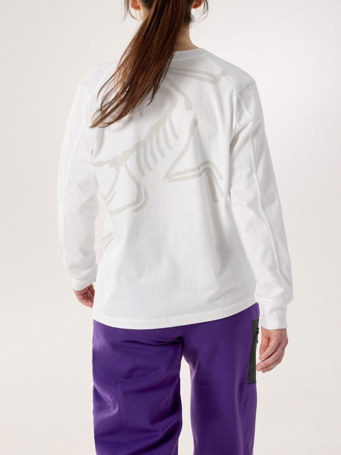 Arcteryx Kragg Cotton Bird Long Sleeve T-Shirt Spring 2026 | WHITE LIGHT/WHITE