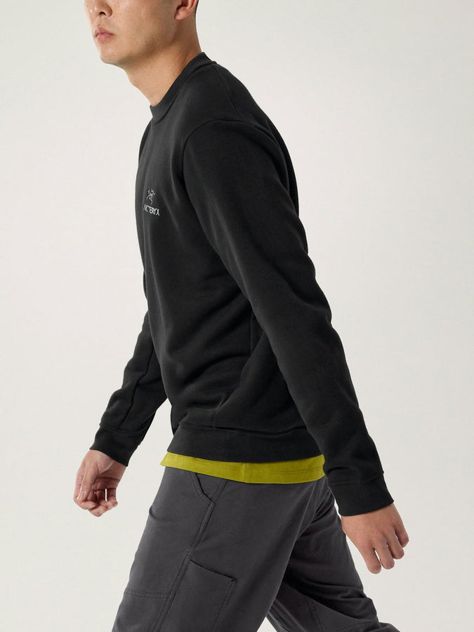 Arc'teryx Emblem Crewneck Sweatshirt | BLACK