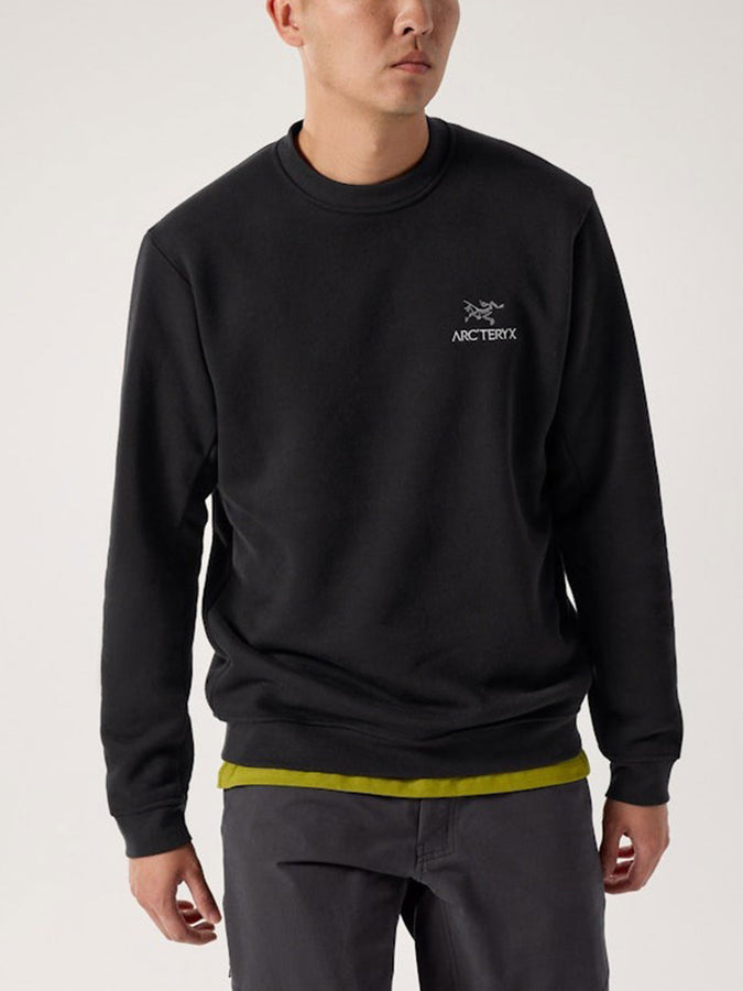 Arc'teryx Emblem Crewneck Sweatshirt | BLACK
